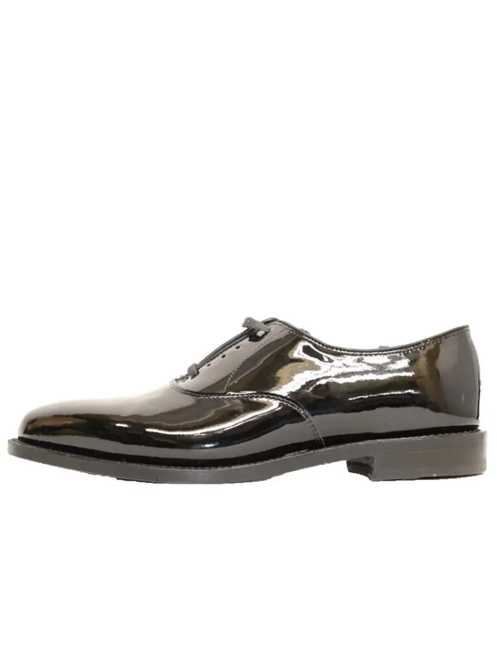 New! Allen Edmonds Carlyle Plain-toe Oxford Shoe Black Patent 8.5D 5537 DD544